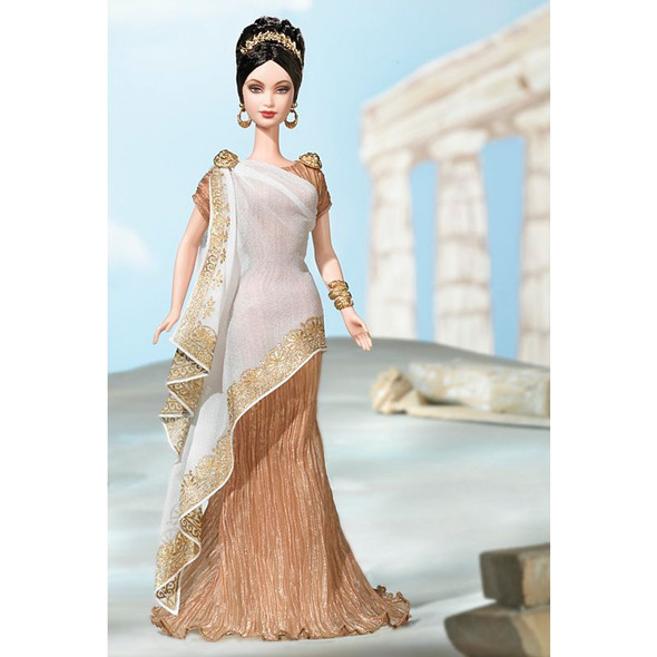 Barbie Dolls of the World Princess of Ancient Greece Doll 2003 Mattel B3461