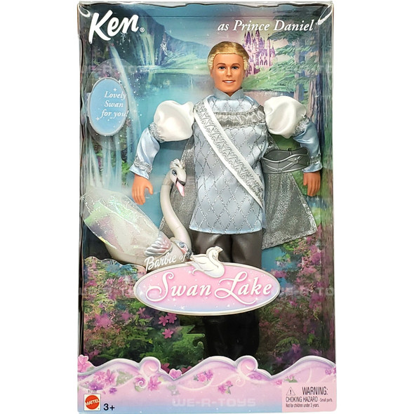 Barbie of Swan Lake Ken as Prince Daniel Doll with Lovely Swan 2003 Mattel B2768 Barbie of Swan Lake Ken as Prince Daniel Doll with Lovely Swan 2003 Mattel B2768