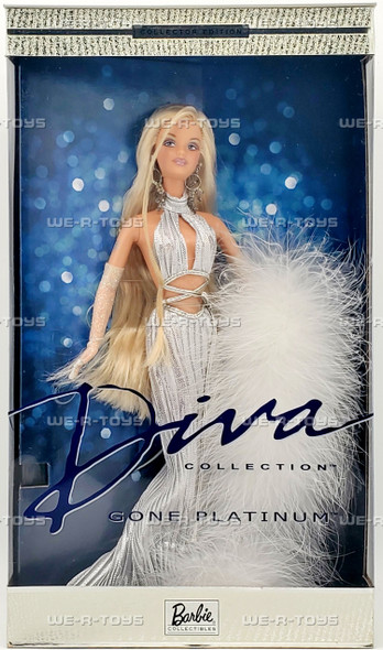 Diva Gone Platinum Barbie Doll Collector Edition 2001 Diva Collection Mattel