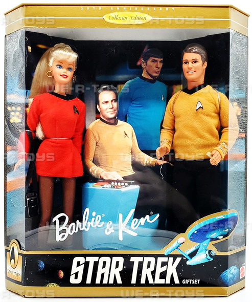 Barbie & Ken Star Trek 30th Anniversary Doll Giftset 1996 Mattel 15006