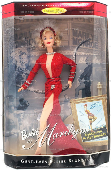 Barbie as Marilyn Monroe in Gentlemen Prefer Blondes Doll 1997 Mattel No. 17452