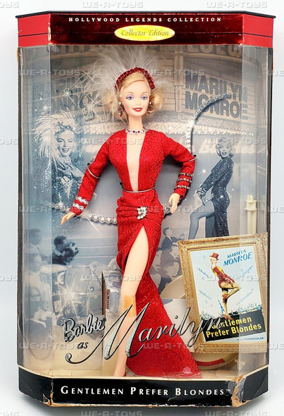Barbie as Marilyn Monroe in Gentlemen Prefer Blondes Doll 1997 Mattel No. 17452