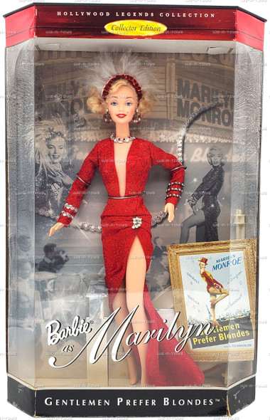 Barbie as Marilyn Monroe in Gentlemen Prefer Blondes Doll 1997 Mattel No. 17452