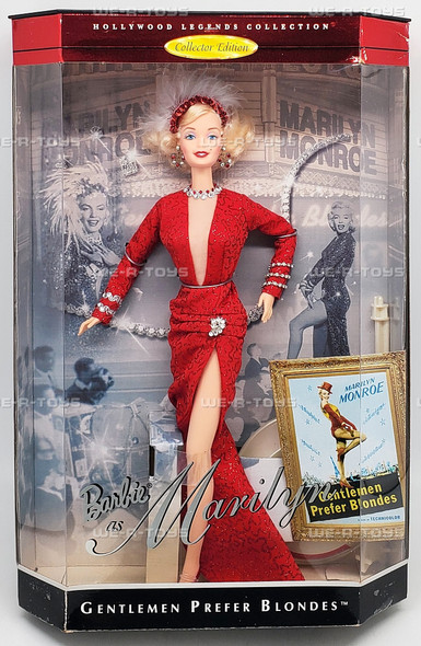 Barbie as Marilyn Monroe in Gentlemen Prefer Blondes Doll 1997 Mattel No. 17452