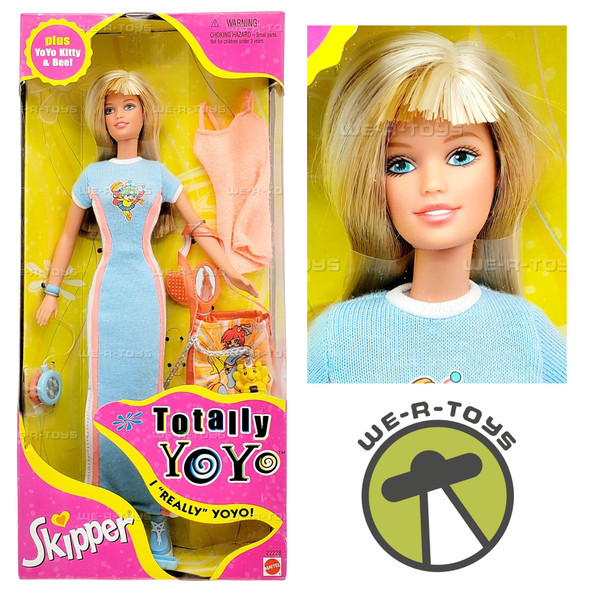 Barbie Totally Yo Yo Skipper Doll 1998 Mattel #22228 I Really Yo-Yo!