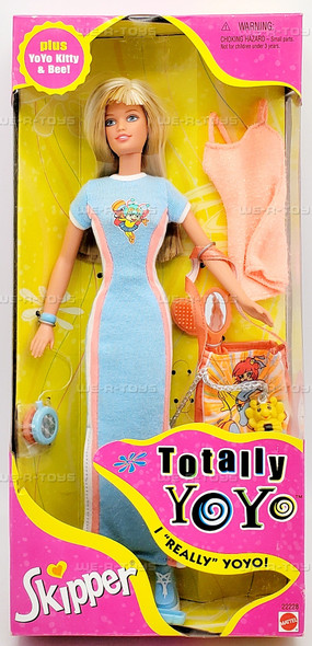 Barbie Totally Yo Yo Skipper Doll 1998 Mattel #22228 I Really Yo-Yo!