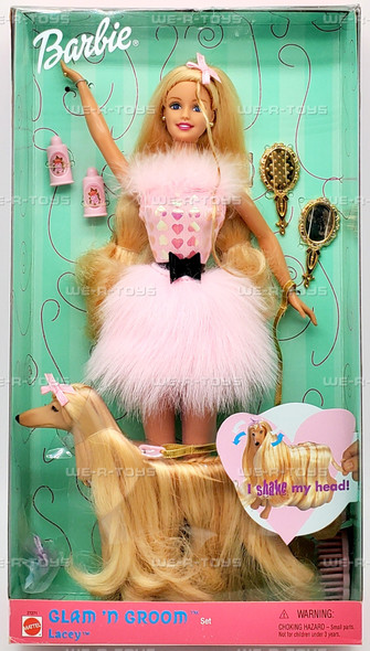 Barbie & Lacey Dolls Glam 'n Groom Set 1999 Mattel 27271