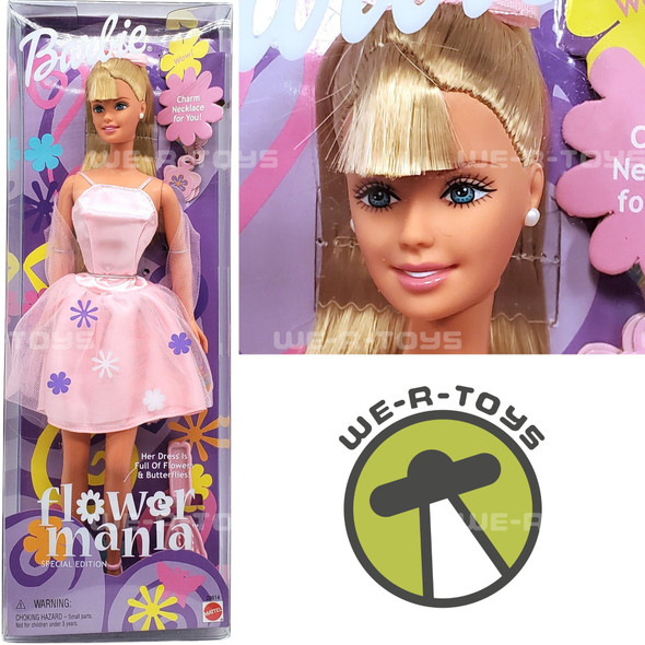 Flower Mania Barbie Doll Special Edition 2000 Mattel 28614