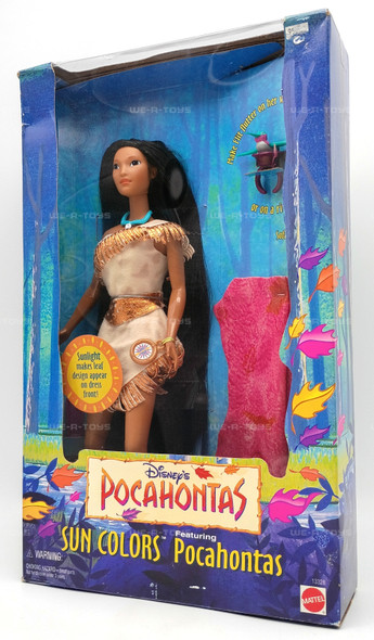 Disney's Pocahontas Sun Colors Doll Mattel 1995 Item No. 13328