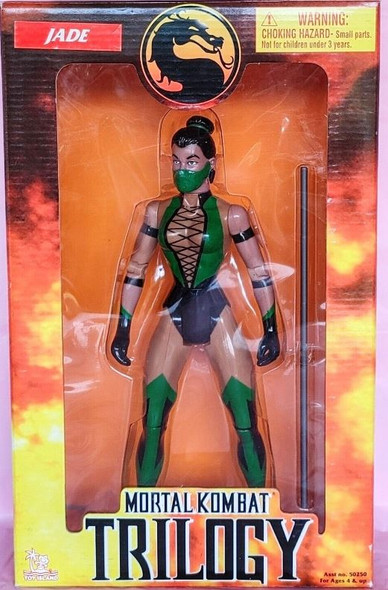 Mortal Kombat Trilogy Jade Super Action Figure 1998 Toy Island 50250