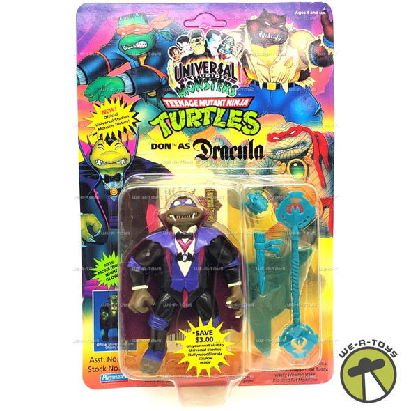 Teenage Mutant Ninja Turtles Monster Turtles Don as Dracula 1993 Figure #5453
