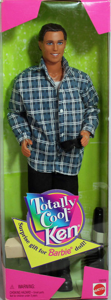 Totally Cool Ken Doll with Surprise Gift for Barbie 1997 Mattel 19209