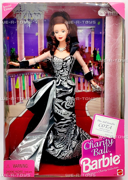 COTA Charity Ball Barbie Doll Brunette 1997 Mattel 18979