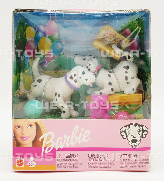 Barbie Pet Luvin' Dalmatian Bobble Head Dogs 2002 Mattel No 67388 NRFB