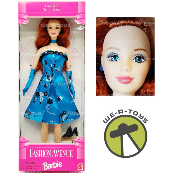 Fashion Avenue Kay-Bee Barbie Doll Redhead Special Edition 1998 Mattel 20782 NEW