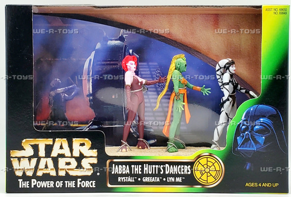 Star Wars The Power of the Force Jabba The Hutt's Dancers Action Figure 3-Pack