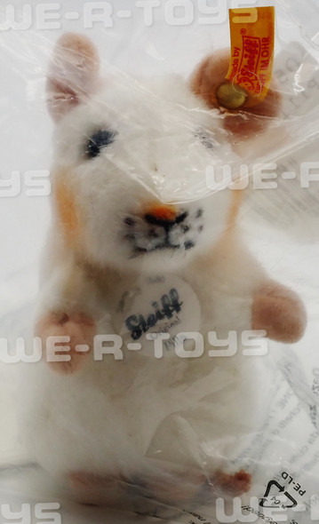 Steiff Original Pilla White Mouse 4" Plush With Tags No. 056215 NEW