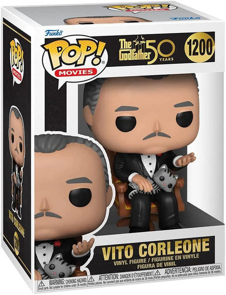 The Godfather Funko Pop Movies The Godfather 50 Years #1200 Vito Corleone Vinyl Pop Figure