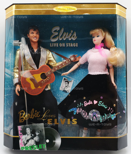 Barbie Loves Elvis Collector Edition Doll Set 1996 Mattel 17450 NEW