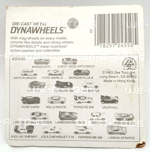 Dynawheels Die-Cast Metal Vehicle 1941 Vauxhal D72 by Zee Toys No. 24550 NRFP