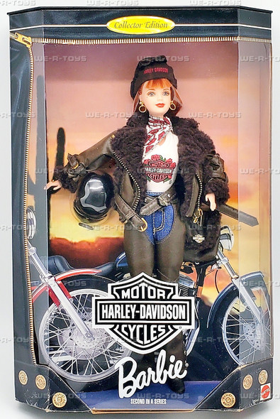Harley Davidson Redhead Barbie Doll 1998 Mattel 20441