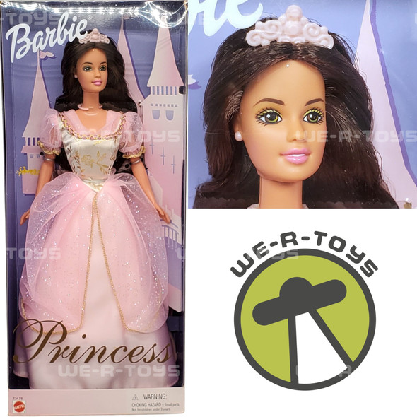 1999 Princess Barbie Teresa Doll Brunette Mattel 23476