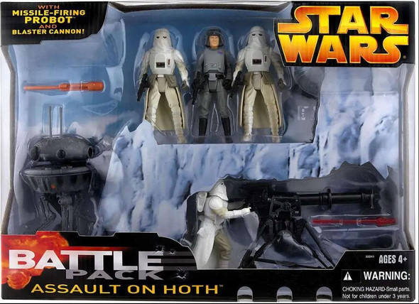 Star Wars Battle Pack Assault on Hoth 5 Action Figure Set 2005 Hasbro 85841
