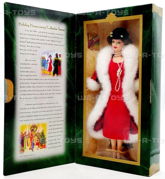 Hallmark Holiday Voyage Barbie Doll Holiday Homecoming Collector Series 1997