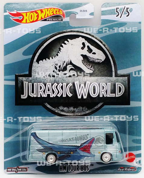 Hot Wheels Jurassic World HW Tour Bus Vehicle Mosasaurus Mattel 2022 #HCN91 NEW