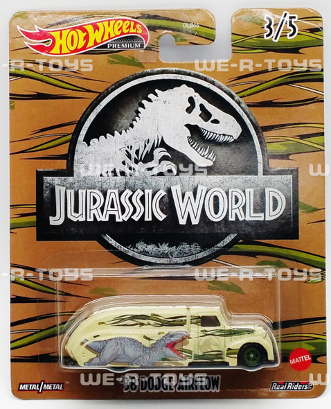 Hot Wheels Jurassic World 38 Dodge Airflow Vehicle Indominus Rex 2022 NEW