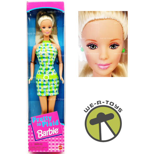 Pretty in Plaid Barbie Doll Blonde 1998 Mattel No. 20666 NRFB