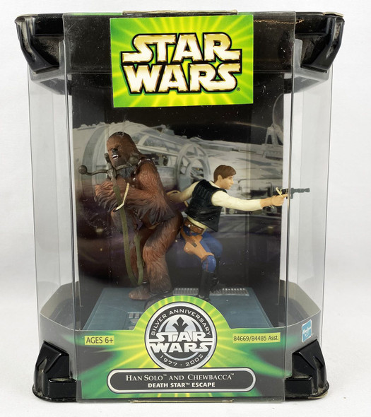 Star Wars 25th Anniversary Han Solo & Chewbacca Death Star Escape Action Figures