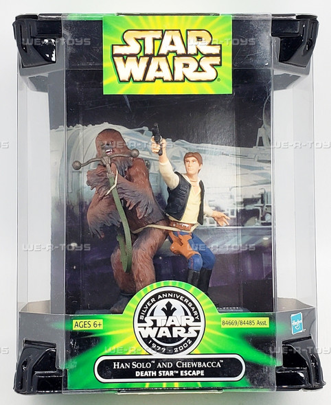 Star Wars 25th Anniversary Han Solo & Chewbacca Death Star Escape Action Figures