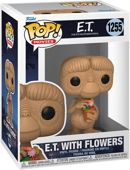 Funko Pop! Movies 1255 E.T. The Extra-Terrestrial E.T. with Flowers Vinyl Figure