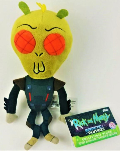 Rick and Morty Funko Galactic Plushies Rick and Morty Krombopulos Michael Collectible Plush