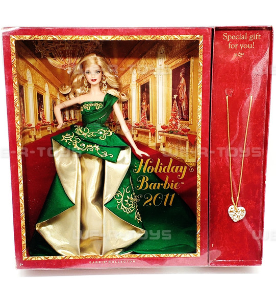 Barbie 2011 Blonde Holiday Doll Mattel No. W6236 NEW