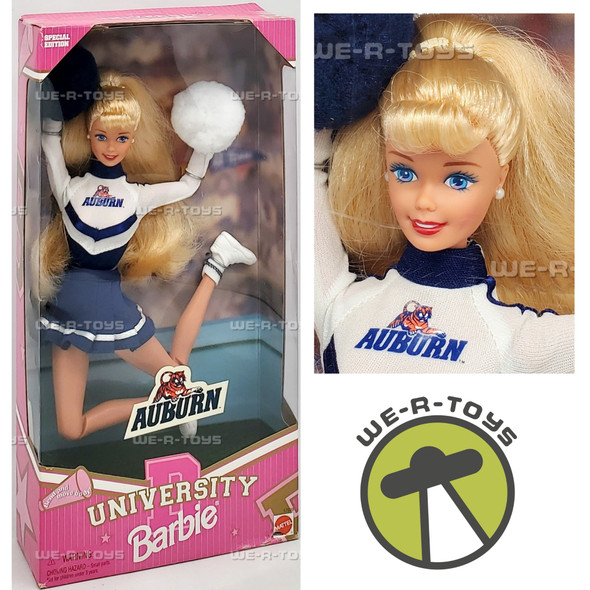 Barbie University Auburn University Cheerleader Doll 1996 Mattel 17699