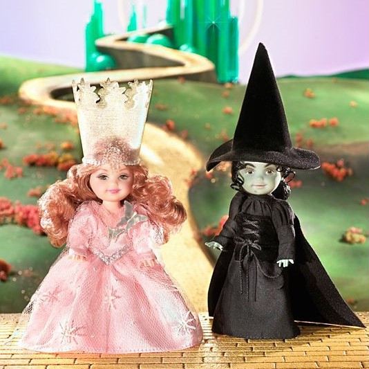Kelly as Glinda & the Wicked Witch of the West Giftset Barbie 2003 Mattel #B8951