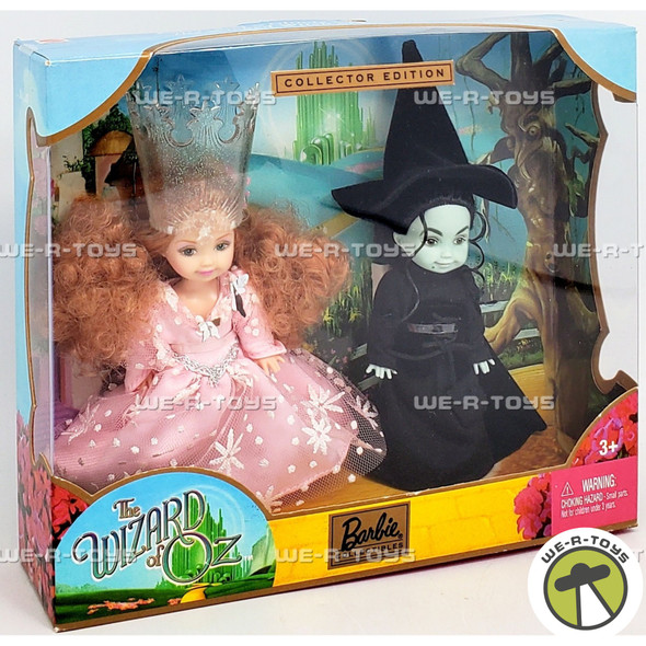 Kelly as Glinda & the Wicked Witch of the West Giftset Barbie 2003 Mattel #B8951