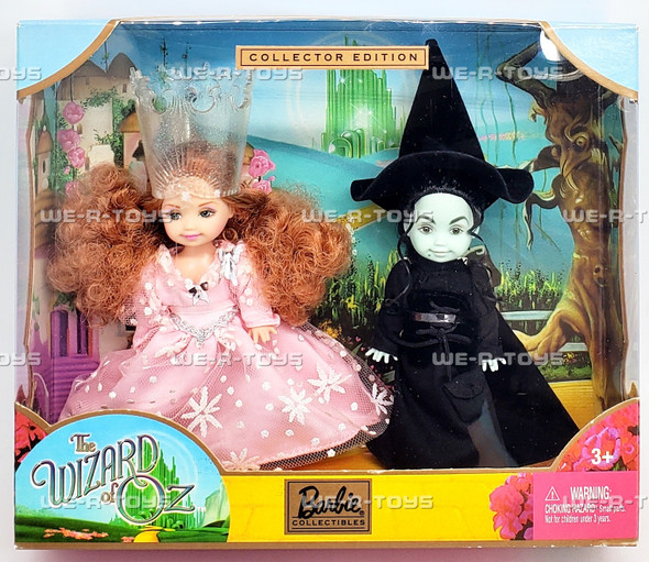 Kelly as Glinda & the Wicked Witch of the West Giftset Barbie 2003 Mattel #B8951