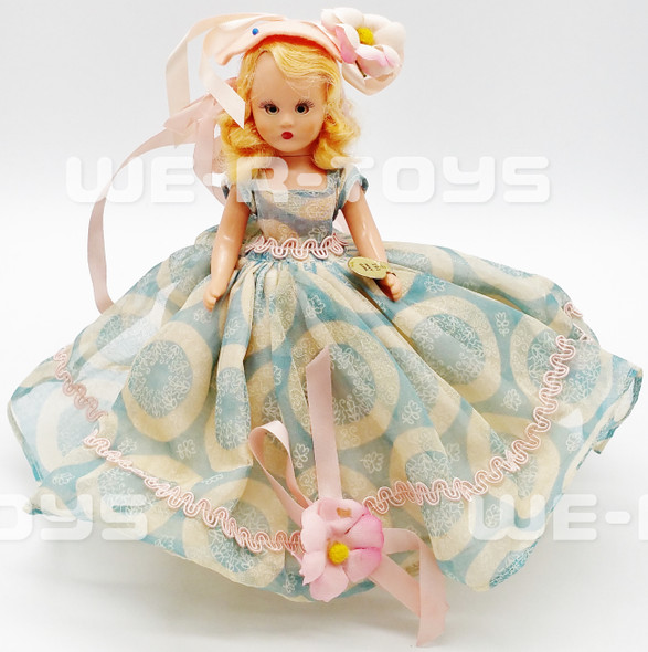 Nancy Ann A Flower Girl For May 6.5" Doll With Wrist Tag #191 Vintage 1940s NEW