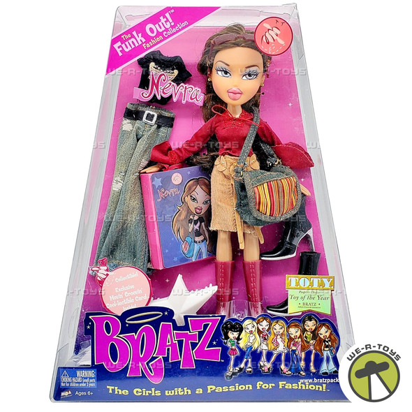 Bratz The Funk Out! Fashion Collection Nevra Doll Toy of the Year 2004 MGA NEW