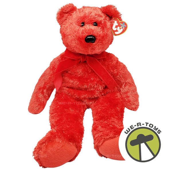 Ty Buddy Sizzle the Red Hot Bear Valentine's Day Plush