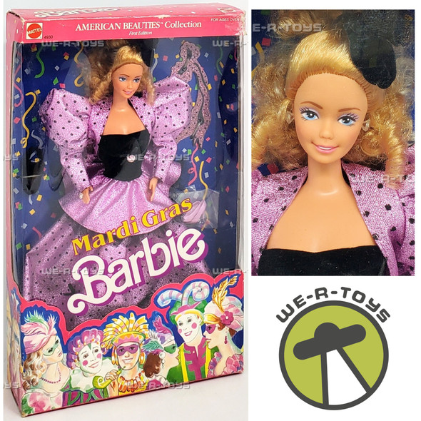 Barbie Mardi Gras Doll Mattel 1987 No. 4930 NEW