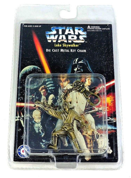 Star Wars Luke Skywalker Die Cast Metal Key Chain 1996 Placo Products 3110