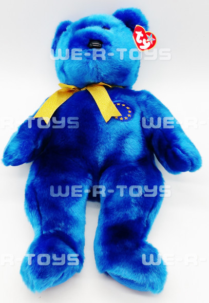 Ty Beanie Buddy Unity the European Union Bear 13.5" Plush Toy W/ Tag 2001 NEW