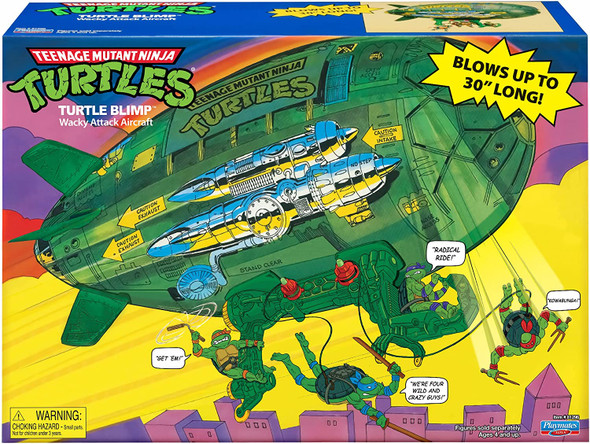 TMNT Turtle Blimp Wacky Attack Aircraft 2021 Playmates Toys