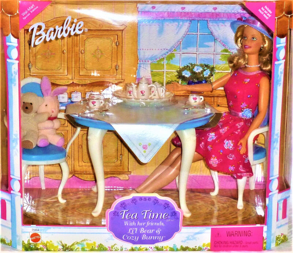 Barbie Tea Time Doll Gift Set 1999 Mattel 25904 - We-R-Toys