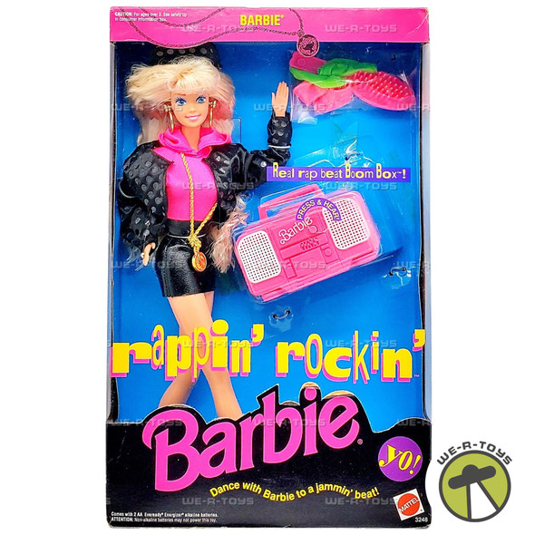Barbie Rappin' Rockin' Doll 1991 Mattel #3248 NRFB