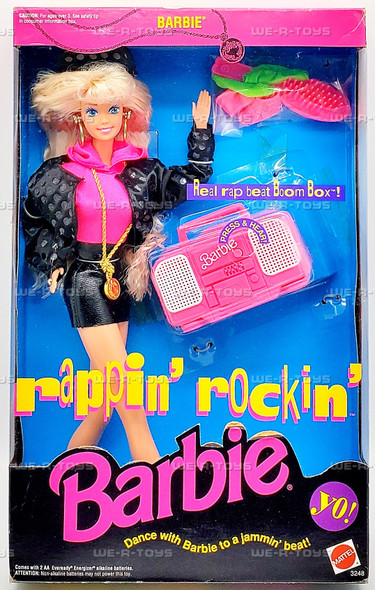 Barbie Rappin' Rockin' Doll 1991 Mattel #3248 NRFB